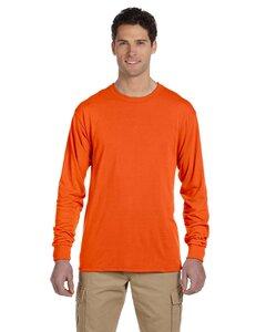 JERZEES 21MLR - Sport Performance Long Sleeve T-Shirt Seguridad de Orange