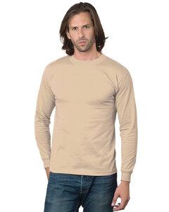 Bayside 2955 - Union-Made Long Sleeve T-Shirt Sand