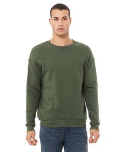 Bella+Canvas 3945 - Unisex Drop Shoulder Sweatshirt Verde Militar