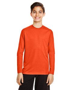 Team 365 TT11YL - Youth Zone Performance Long-Sleeve T-Shirt Sport Orange