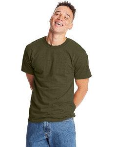Hanes 5180 - Beefy-T® Military Grn Hth