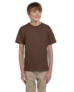 Fruit of the Loom 3930BR - Youth Heavy Cotton HD™ T-Shirt Chocolate