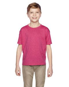 Fruit of the Loom 3930BR - Youth Heavy Cotton HD™ T-Shirt Retro Hth Pink