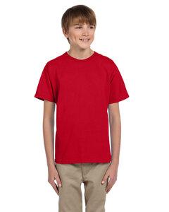 Fruit of the Loom 3930BR - Youth Heavy Cotton HD™ T-Shirt Fiery Red