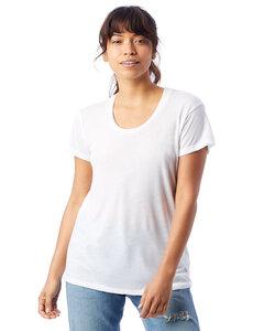 Alternative 2620 - Ladies' The Kimber Burnout T-Shirt Blanco