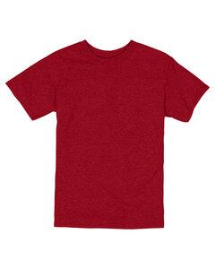 Hanes 5480 - Youth ComfortSoft® Heavyweight T-Shirt Red Pepper Hthr