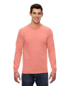 Fruit of the Loom 4930 - HD Long-Sleeve T-Shirt Retro Hthr Coral