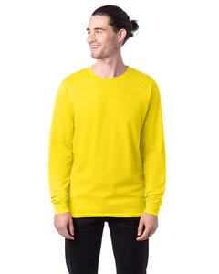 Hanes 5286 - ComfortSoft® Heavyweight Long Sleeve T-Shirt Athletic Yellow