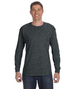 Gildan G540 - Heavy Cotton™ Long-Sleeve T-Shirt Oscuro Heather