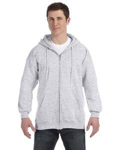 Hanes F280 - PrintProXP Ultimate Cotton® Full-Zip Hooded Sweatshirt Gris mezcla