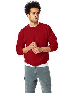 Hanes P160 - EcoSmart® Crewneck Sweatshirt Red Pepper Hthr