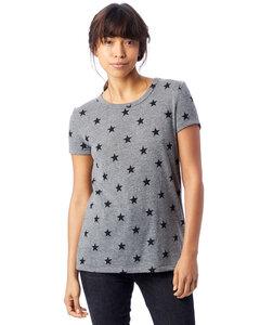Alternative Apparel 01940E1 - Ladies Ideal T-Shirt Eco Grey Stars