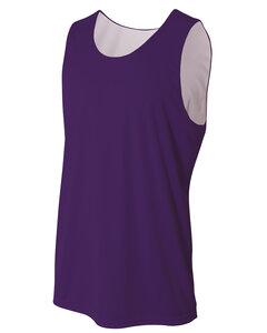A4 NB2375 - YOUTH REVERSIBLE JUMP JERSEY Purple/White