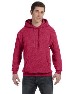 Hanes P170 - EcoSmart® Hooded Sweatshirt Heather Red