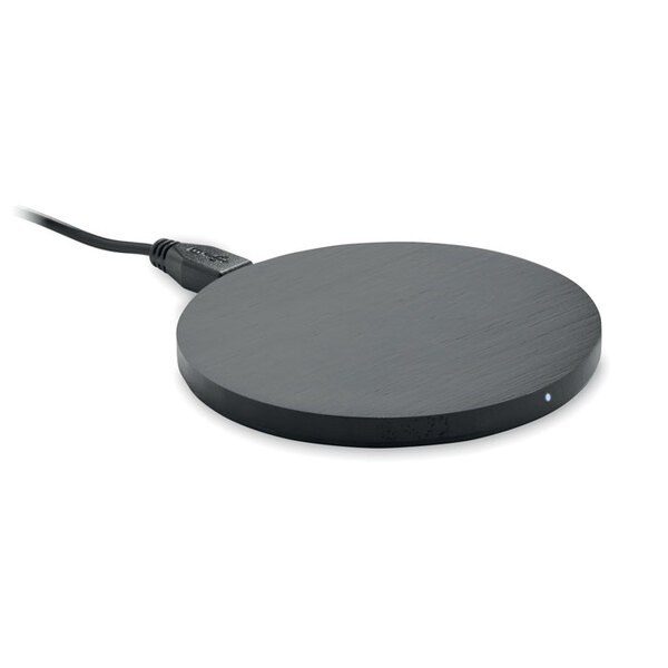 GiftRetail MO6390 - RUNDO Eco-Friendly Bamboo Wireless Charger Pad