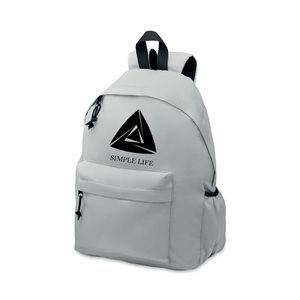 GiftRetail MO6703 - BAPAL+ 600D RPET polyester backpack Grey