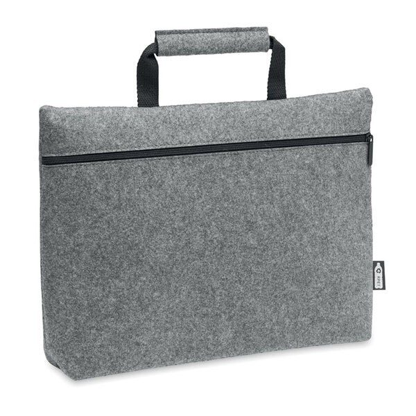 GiftRetail MO6718 - TAPLA RPET felt zippered laptop bag