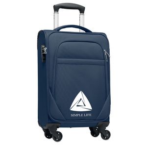GiftRetail MO6807 - VOYAGE 600D RPET Zachte trolley Blauw