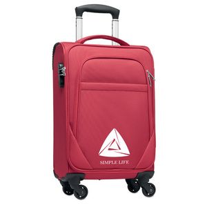 GiftRetail MO6807 - VOYAGE 600D RPET Zachte trolley Rood