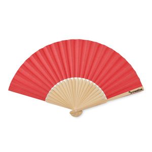 GiftRetail MO6828 - FANNY PAPER Manual hand fan Red