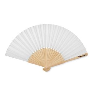 GiftRetail MO6828 - FANNY PAPER Manual hand fan White