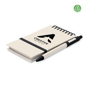 MITO SET Eco-Friendly A6 Notebook and Pen Set from Recycled Milk Cartons