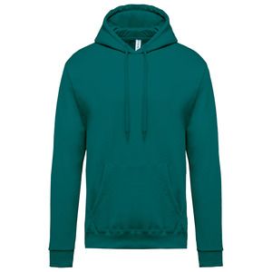 Kariban K476 - Men's hooded sweatshirt Emerald Green