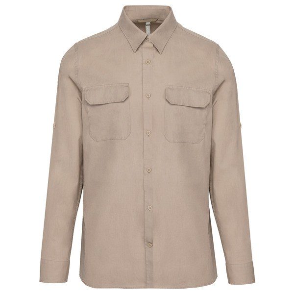 Kariban K590 - Camisa Safari manga larga hombre