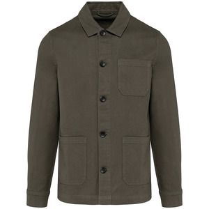 Kariban K671 - Men’s work jacket Washed Dark Khaki