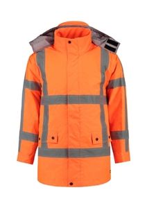 Tricorp T50 - RWS Parka unisex work jacket Fluorescent Orange