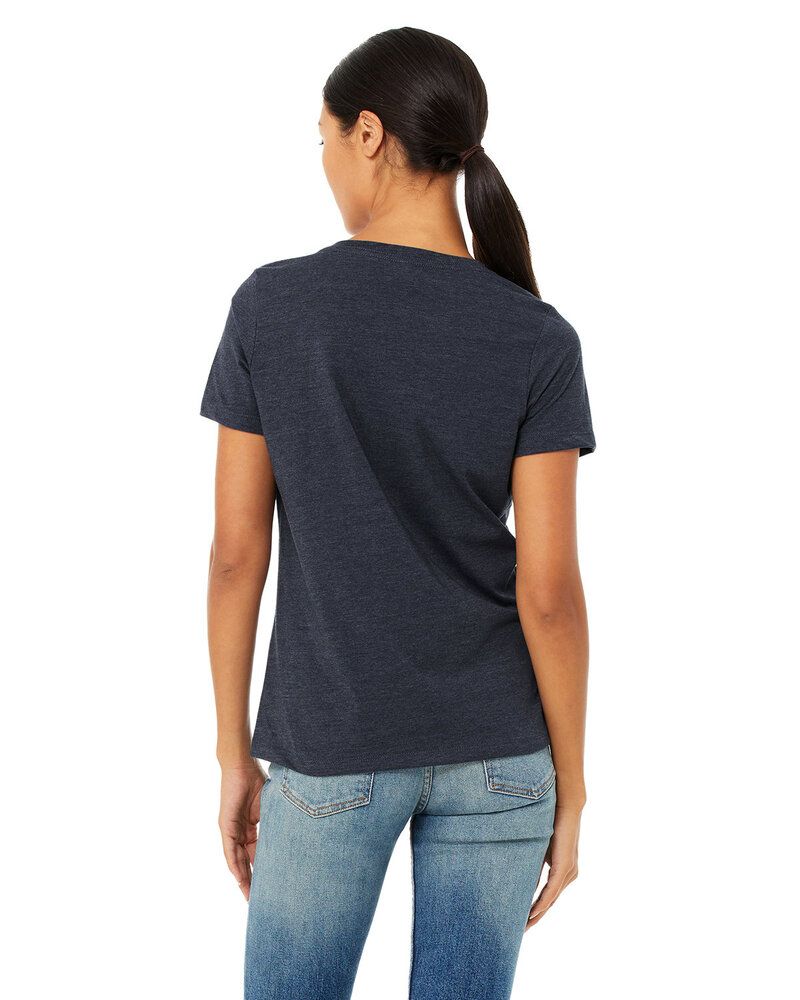 Bella+Canvas 6405CVC - Ladies Relaxed Heather CVC Jersey V-Neck T-Shirt