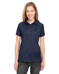 Harriton M208W - Ladies Charge Snag and Soil Protect Polo Dark Navy