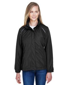 CORE365 78224 - Ladies Profile Fleece-Lined All-Season Jacket Negro