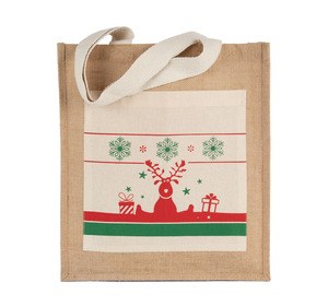 Kimood KI0732 - Shopping bag with Christmas patterns