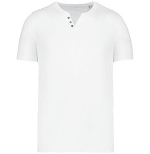 Kariban KNS302 - V-neck t-shirt with buttons - 140 gsm