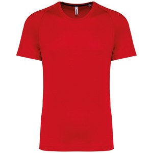 PROACT PA4012 - Men's recycled round neck sports T-shirt Red