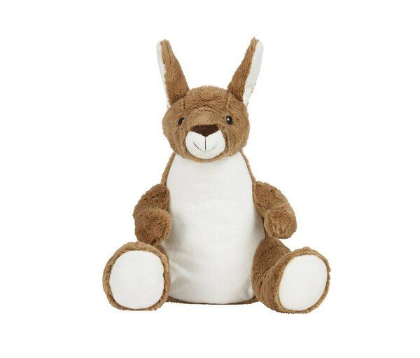 MUMBLES MM575 - Plush Kangaroo Toy with Removable Stuffing