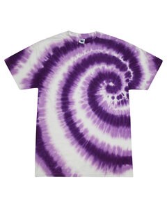 Tie-Dye CD100Y - Youth 5.4 oz., 100% Cotton Tie-Dyed T-Shirt Swirl Purple
