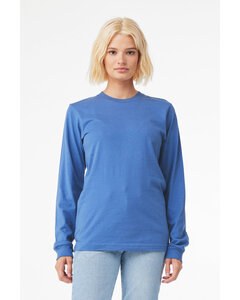 Bella+Canvas 3501CVC - Unisex CVC Jersey Long-Sleeve T-Shirt Hthr Colum Blue