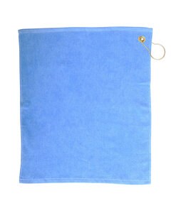 Pro Towels TRU18CG - Jewel Collection Soft Touch Golf Towel Carolina Blue