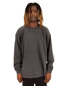 Shaka Wear SHGDLS - Mens Garment Dyed Long Sleeve T-Shirt