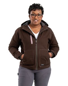 Berne WHJ64 - Ladies Softstone Modern Full-Zip Hooded Jacket
