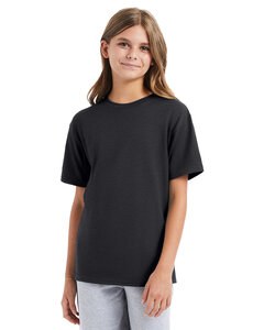 Hanes 498Y - Youth Nano-T® T-Shirt Carbón de leña Heather