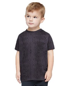 Rabbit Skins 3321 - Fine Jersey Toddler T-Shirt Black Reptile