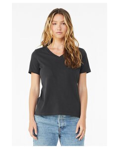 Bella+Canvas 6405 - Relaxed Short Sleeve Jersey V-Neck T-Shirt Dark Grey