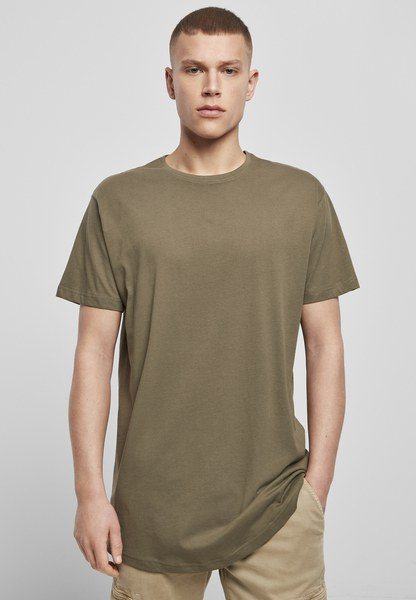 Build Your Brand BY028 - Mens Urban Longline Cotton T-Shirt