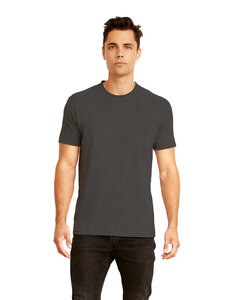 Next Level Apparel 6410 - Men's Sueded Crew Heather Charcoal