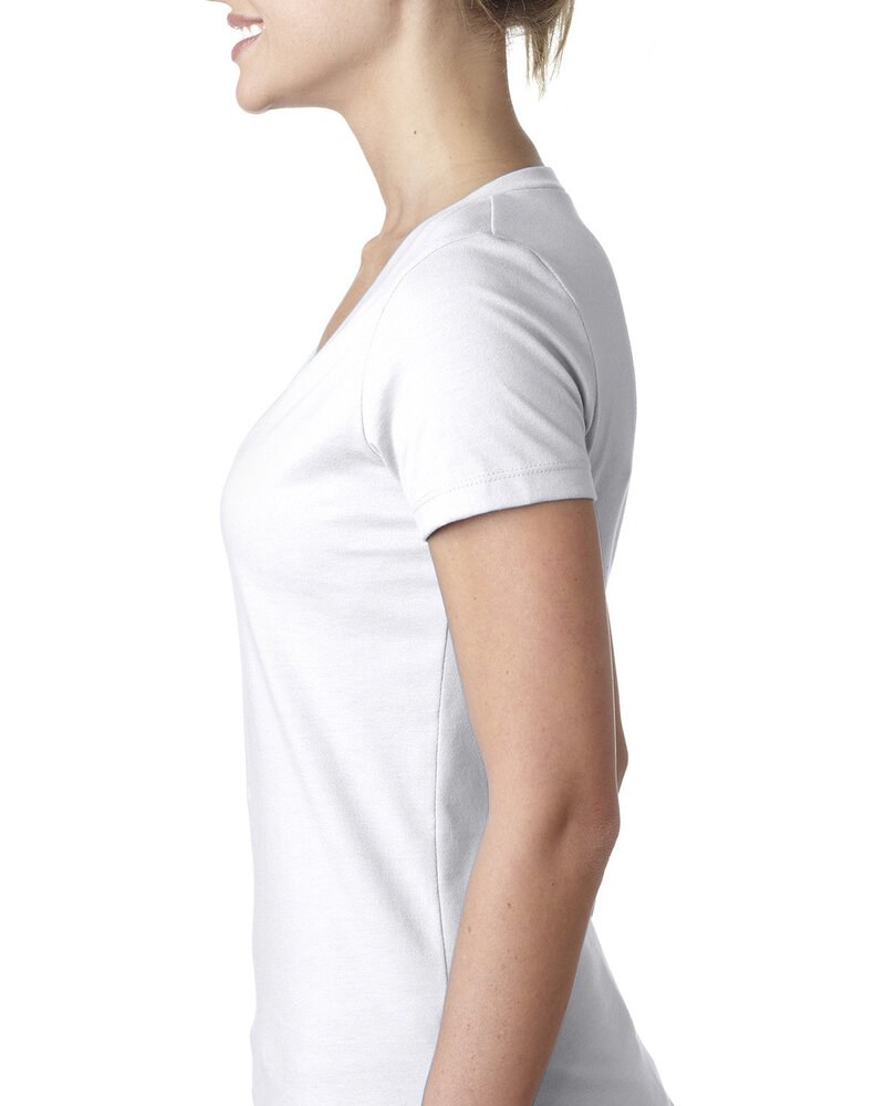Next Level Apparel 6640 - Ladies CVC Deep V-Neck T-Shirt