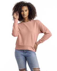 Next Level Apparel 9084 - Ladies Laguna Sueded Sweatshirt Desert Pink