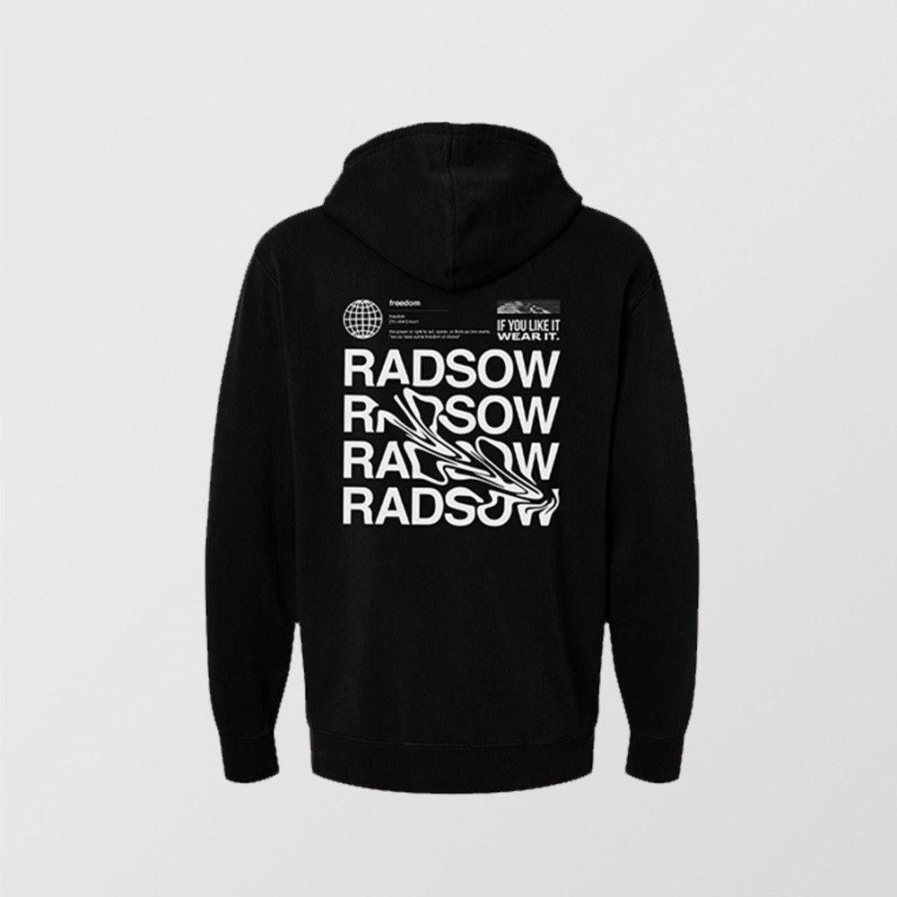 Radsow BERLIN - Radsow printed hoodie 50/50